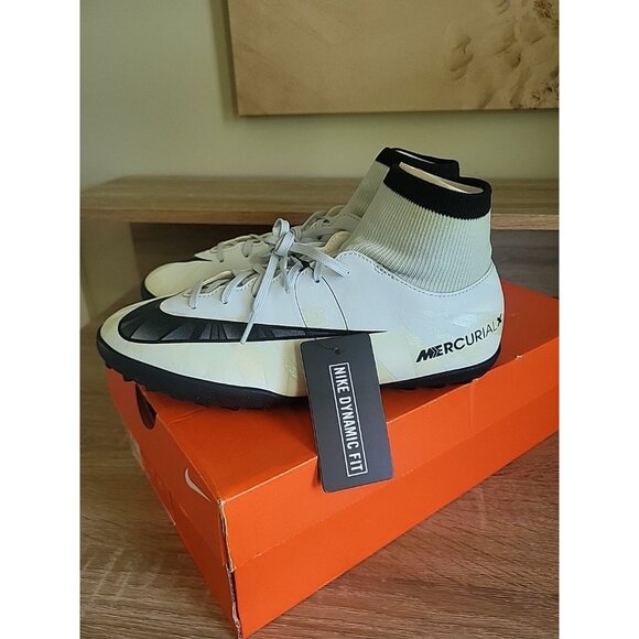 Nike Youth Mercurial Victory VI CR7 DF Soccer Turf Shoes [Blue Tint] (6Y) - Picture 1 of 12